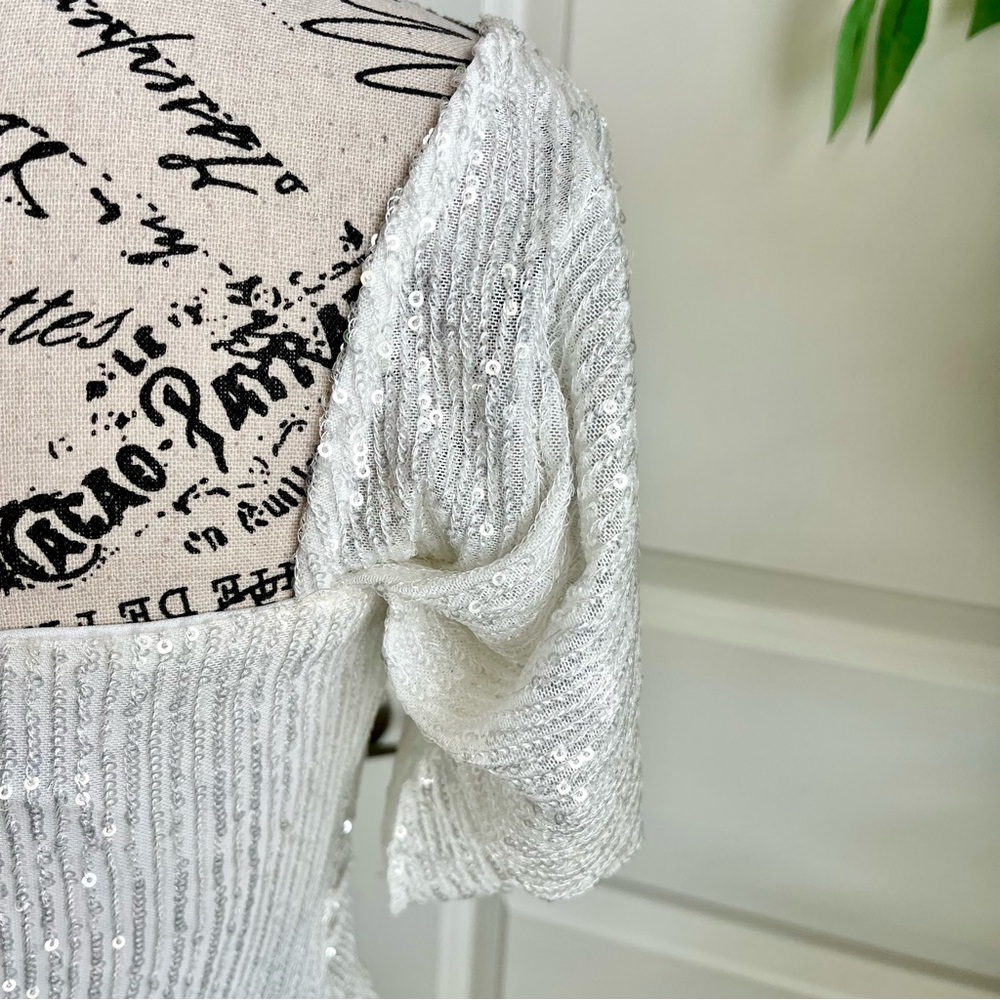 Hello Molly Frequent The Club Dress White Sz 6 - Picture 11 of 16